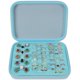 thumbnail image 1 of Organizador de Joyas GWCASE Estuche para Anillos con 42 Ranuras Azul, 1 of 7