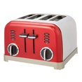 thumbnail image 4 of Cuisinart Métal Grille-Pain Classique en 4 Tranches, Rouge, 4 of 5