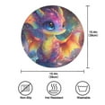 thumbnail image 7 of WOBOGO Colorful Dragon Baby Round Placemats Set of 1 Heat Resistant Washable Kitchen Table Decorations 15.4in, 7 of 7