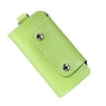 thumbnail image 3 of PU Leather Car Key Chain Ring Soild Color Keys Car keys pouch Holder Pouch Case Organizer Bags Car Accessories, 3 of 4