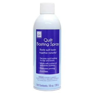 Odif 505 Spray and Fix Temporary Fabric Adhesive Basting Glue 6.22oz, 505  Spray Adhesive for Embroidery, Quilt Basting Spray for Quilting, Plus 25