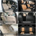 thumbnail image 6 of AFUNTIO Leather 5 Seat Covers for Jeep 99% Models,Luxury Car Seat Cushions Full Set,Waterproof Car Sit Protectors,Nonslip Interior Accessories(Black and Orange), 6 of 6