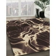 thumbnail image 3 of Ahgly Company Machine Washable Indoor Square Transitional Charcoal Black Area Rugs, 7' Square, 3 of 7