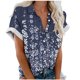 thumbnail image 1 of Mujeres Pantalones Cortos Impresos Blusas de Manga Corta Y Top Regular, Vestido de Moda de Verano Casual para Mujeres, 1 of 4