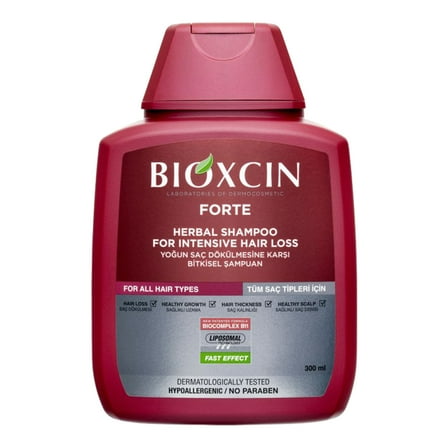 Bioxcin Forte Herbal Shampoo For Intensive Hair Loss- Hair Treatment 1pk 300ml
