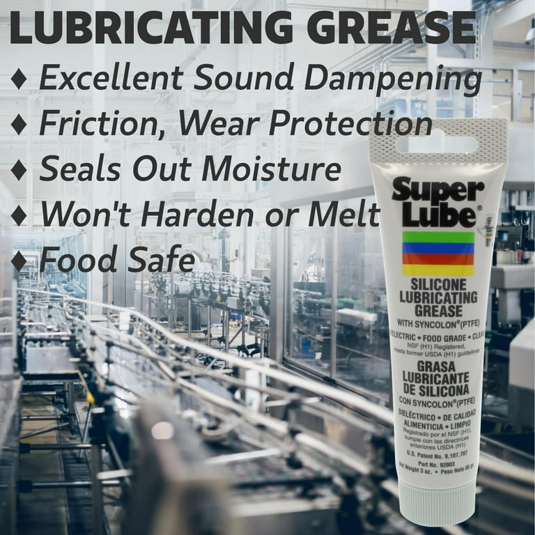 Super Lube 92003 Silicone Lubricating Grease, 3 oz Tube