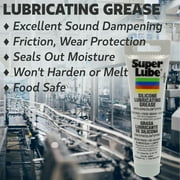 Super Lube 92003 Silicone Lubricating Grease, 3 oz Tube, Translucent White
