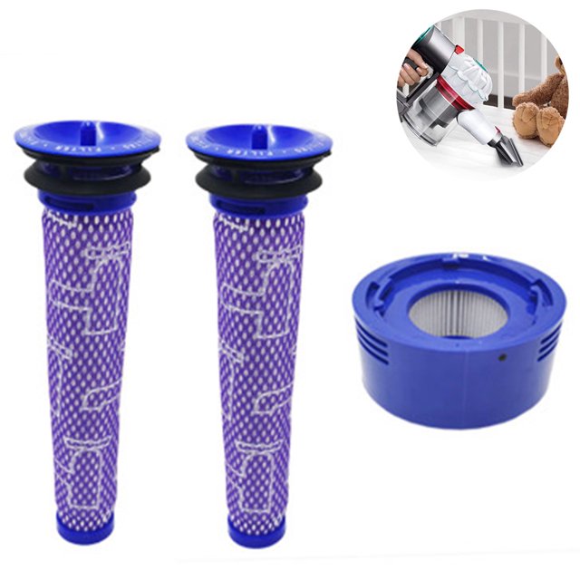 Kit de 2 prefiltros + 1 postfiltro HEPA para aspiradoras inalámbricas V6/V8 Animal y Absolute, filtro de repuesto Xemadio 2035427-2