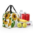 thumbnail image 4 of Pofeuu Plump Sunflower And Sketch Print Lunch Bag Lunch Box Large Capacity Insulated Lunch Bag for Adult, Leakproof Reusable Lunch Tote Bags for Work, 4 of 5