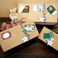 thumbnail image 3 of Etiqueta de regalo de Navidad JanHm 12 hojas 108 piezas autoadhesivas, 3 of 4