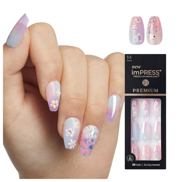 Ataúd morado de Press On Nails Impress Premium 'Portal'