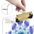 thumbnail image 6 of FORMRS Acrylic Clipboard with Low Profile Clip Standard A4 Letter Size, 12.5" x 9", Colorful Mandala, 6 of 8