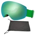 thumbnail image 1 of Antivaho Esquí de Nieve shamjiam Gafas de snowboard de esquí Protección Negro Gris y Azul, 1 of 5