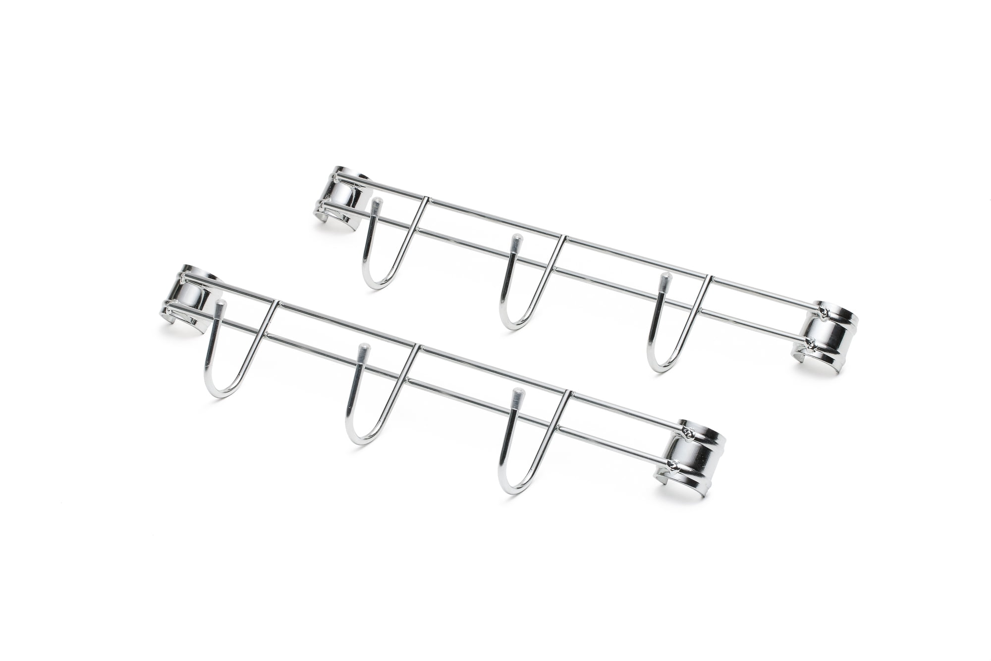 ChromeHook for Metal Shelving Unit Shelf Pole Hooks 5-Pack Utility Hook