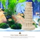 thumbnail image 3 of FUTUREORYY Figurilla De Torre En Resina Beige Para De Acuarios Paisajísticos, 3 of 8
