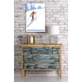 thumbnail image 3 of Adirondack Mountains, New York, Cross Country Skier (16x24 Giclee Gallery Art Print, Vivid Textured Wall Decor), 3 of 3