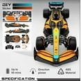 thumbnail image 5 of 1:18 McLaren Formula 1 Race Toy Car 2022 MCL36 2.4G, 5 of 7