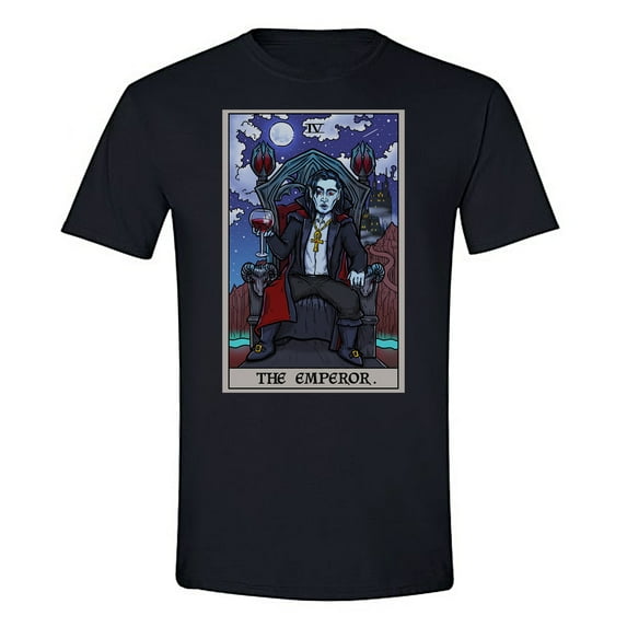 The Ghoulish Garb The Emperor Tarot Card Shirt Terror Tarot Edition 4X-Large