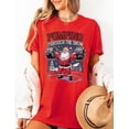 thumbnail image 5 of Pumping Through the Snow Santa Gym T-Shirt Funny Christmas Workout Shirt Holiday Fitness Muscle Santa Tee for Lifters Trainers, 5 of 5