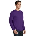 thumbnail image 4 of Port & Company Long Sleeve Fan Favorite Tee-3XL (Team Purple), 4 of 6