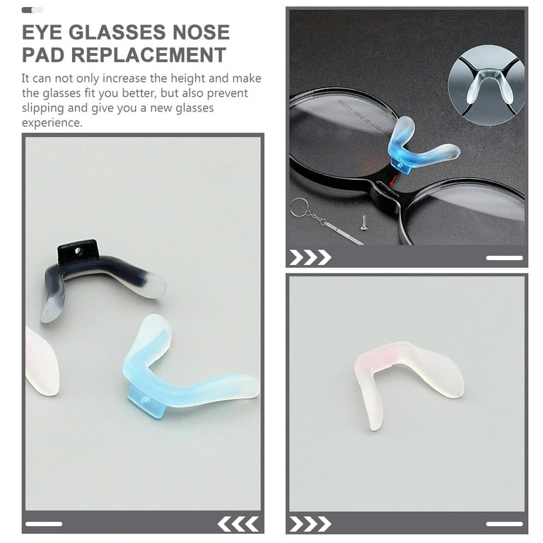 silicone nose pads for eyeglasses Nose Pieces Replacement Glasses Nose Pads  Eye