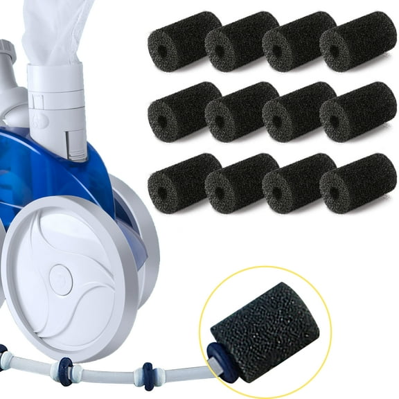 USTOP for Polaris Pool Cleaner Parts, 12 Pack Sweep Hose Tail Scrubbers Replacement for Sweep Pool Cleaner Fits Polaris 180 280 360 380 480 3900,Fits Polaris Pool Cleaner Backup Filter Parts