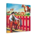 thumbnail image 2 of Hitching Post - Rococo - Canvas, 2 of 10