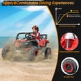thumbnail image 7 of HHVEL 2 Seater Ride on Car with Remote, 12V Electric Car with 800W Motors, Remote Control, Bluetooth, Spring Suspension, LED Light,Red, 7 of 7