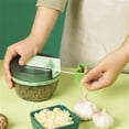 thumbnail image 4 of Ajo Chopper Manual Molilla Molinillo Pequeño Triturador Handheld Hierbs Procesador de cebolla Restaurantes para el hogar Cocina Gifts Gifts seitruly HA059443-00B, 4 of 7
