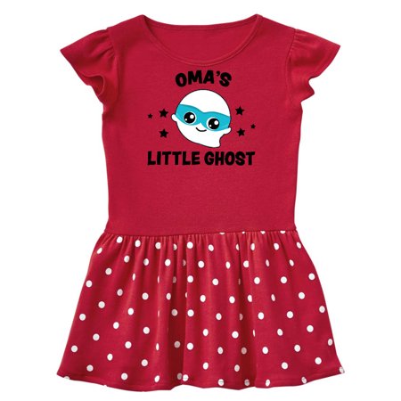 

Inktastic Cute Oma s Little Ghost with Stars Gift Baby Girl Dress