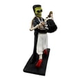 thumbnail image 3 of Atlantic Collectibles Day Of The Dead Wedding Foxtrot Dance Skeleton Frankenstein Skull Bride And Groom Couple Figurine, 3 of 4