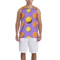 thumbnail image 6 of Rocae Yellow Lemon And Orange for Men's Basketball Jersey Lightweight and Breathable Athletic Tank Top,Quick-Drying Sports Jersey X-Large, 6 of 9