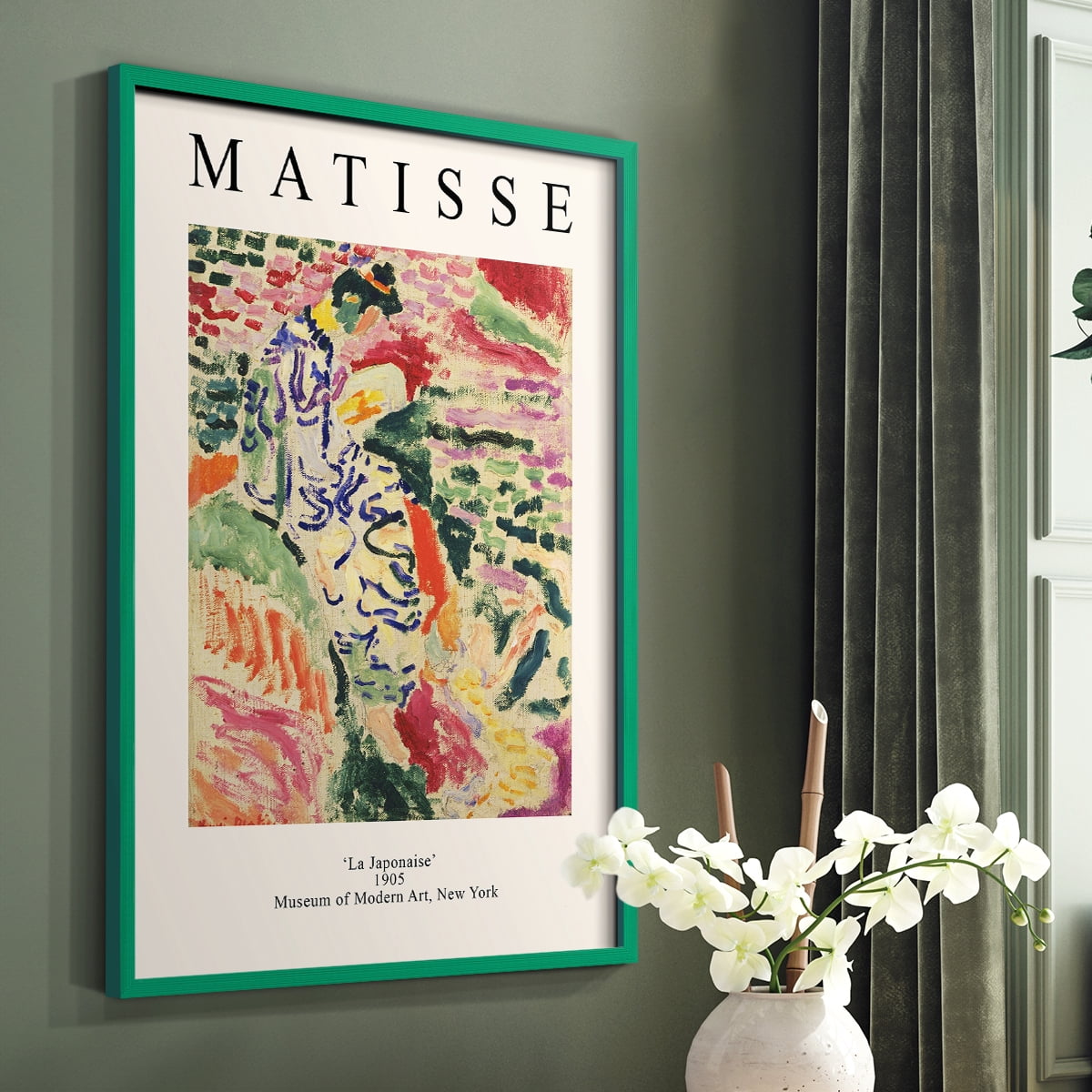 Matisse CCIII in Solid Wood 8 x 10 Framed Print