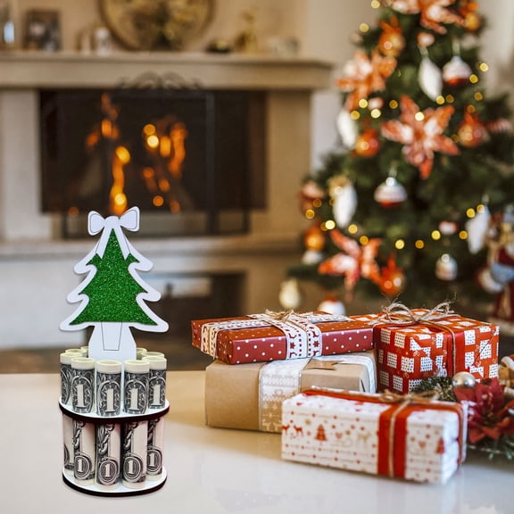 Clearance Under $1 DIY Wooden Christmas Money Holder with Chalkboard Back for Personalized Cash Gifts