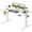 White, variant on Electric Standing Desk 55x24 Inch - Height Adjustable Desk with Memory Presets, Black