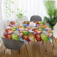 thumbnail image 6 of Coolnut Colorful Easter Eggs Rectangle Tablecloth 60" x 90", Waterproof Oil and Spill Proof Square Table Cloth for Dinning Table, Buffet Table, Holiday Parties, Wedding & More House Decor, 6 of 7