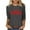 Dark Gray tops for women, variant on Baikeli Womens Clothes Clearance Sale Mom Daily Tops for Women 3/4 Sleeve T-Shirts Comfort O-Neck Shirts Casual Letter Print Blouses Loose Fit Pullover Womens 3/4 Sleeve T Shirts