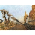 thumbnail image 2 of Sisley, Alfred 24x19 White Modern Wood Framed Museum Art Print Titled - Chemin de la Machine, Louveciennes, 2 of 4