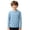 Light Blue2, variant on Boys Long Sleeve Swim Shirt Summer Beach Sun Rash Guard Kids Solid Color Clothes