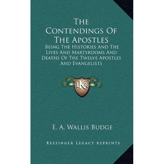 The Contendings Of The Apostles (Hardcover)