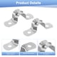 thumbnail image 2 of Uxcell 30-Pack Abrazaderas de Conducto, 1/2 in Abrazadera de Tubo Rígido de Acero Inoxidable 304 M12 para Fontanería, 2 of 7