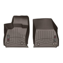 WeatherTech Custom Fit FloorLiners compatible with 2017-2020 Lincoln Continental - 1st Row (Driver & Passenger), Cocoa