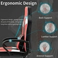 thumbnail image 6 of Desk Chair Without Wheels,Guest Chair Office Chair No Wheels Office Guest Chairs with Arms Room Chair Gaming Chair No Wheels (RED), 6 of 6