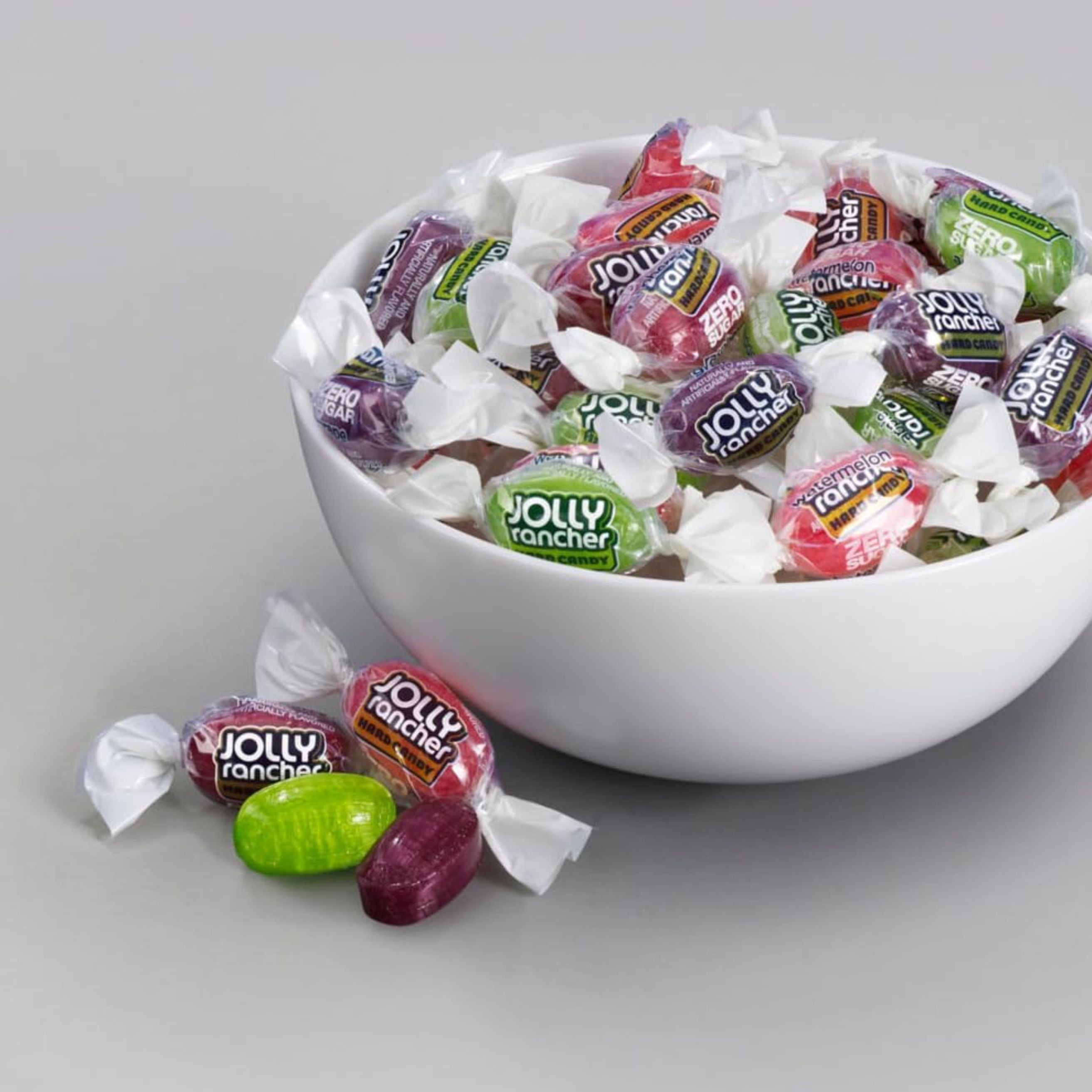 (6 pack) Jolly Rancher Zero Sugar Assorted Fruit Flavored Hard Candy, Bag 3.6 oz
