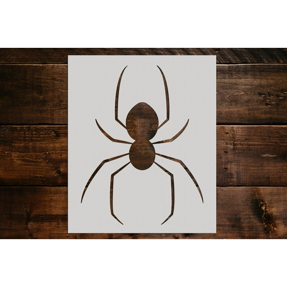 Spider Stencil - Art and Wall Stencil (6"x5")