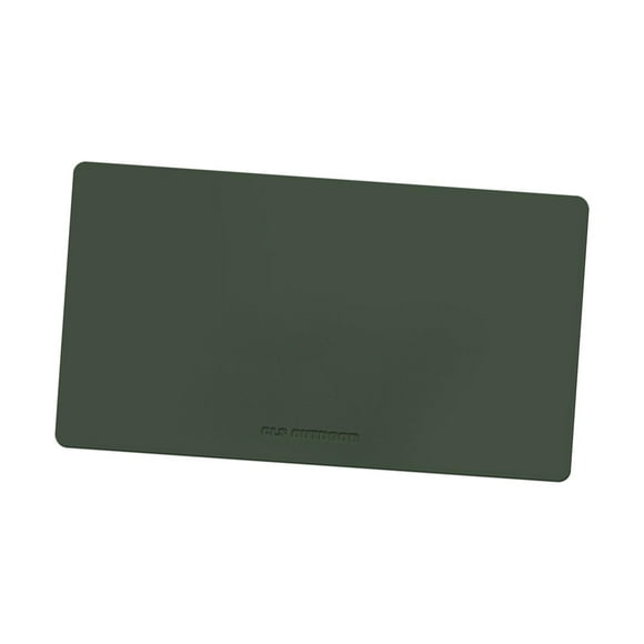 Tapete de mesa de cuero PU, cubierta de mesa, tapete de escritorio con aislamiento térmico, almohadilla de mesa portátil Verde 56cmx33cm