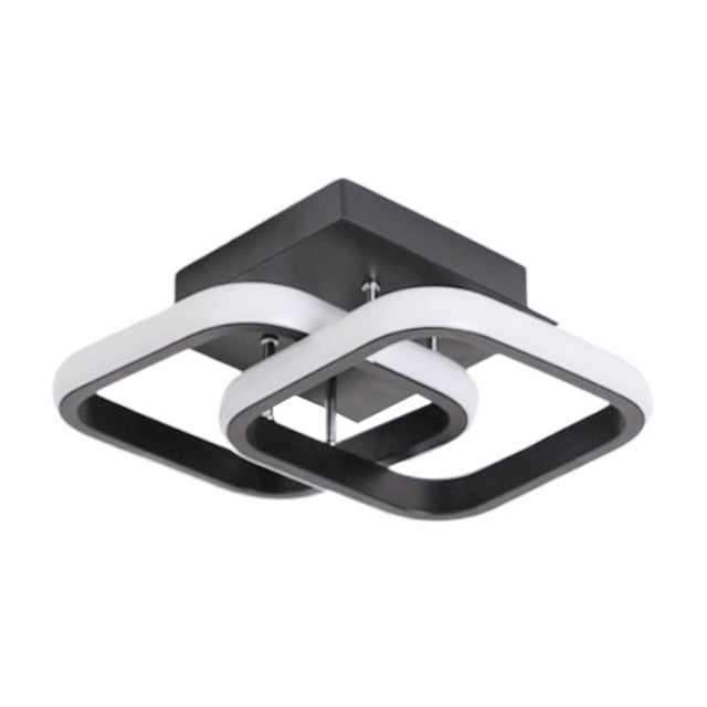Cateissary Lámpara colgante de luz de techo LED para la decoración de la terraza del hogar Iluminación y accesorios Luz negra de 3 colores. Tipo C