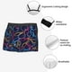 thumbnail image 3 of Fotbe Multicolor Bowling Calzoncillos Tipo Boxer con Bolsa de Soporte Total para Hombre, X-Temp Fresco, Transpirable y de Secado Rápido-Large, 3 of 5
