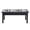 Black + MDF#607, variant on Elevated Dog Cot Bed with Canopy Shade for Outdoor Use, Portable Pet Bed for Large Dogs up to 66 lbs, 36 inch Gray Metal Frame