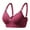 Red, variant on GaThRRgYP Bras for Women under $5,Women's Bra Wire Free Underwear One-Piece Bra Everyday Underwear Bras